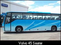 Volvo 45 Seater, Car Coach Rental Services